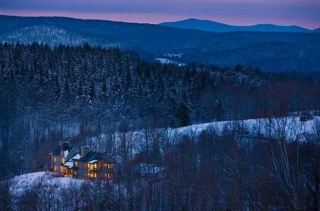 Twin Farms, a hotel and spa on 300 acres in Barnard, Vt., with its own ski trails, restaurant, spa, and luxurious range of accommodations.


